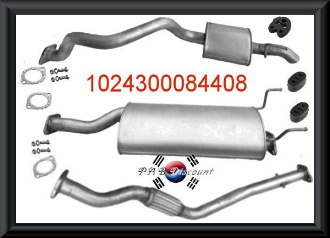 Ligne d'échappement pour Rexton 2.7Xdi 