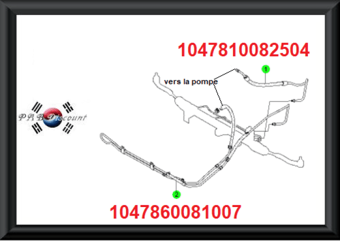 Tuyaux de Direction Rexton