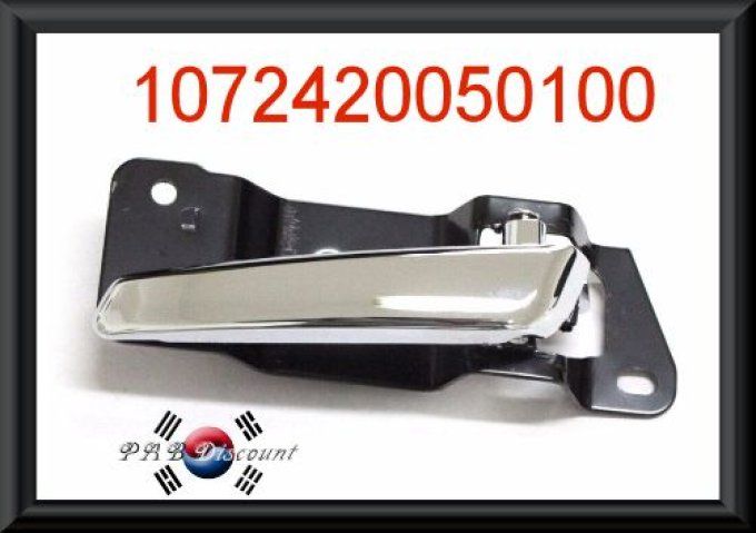 Poignée De Porte Intérieure Gauche Pour Ssangyong Kyron / Actyon Sports 2005-2007 - Réf 7225031021