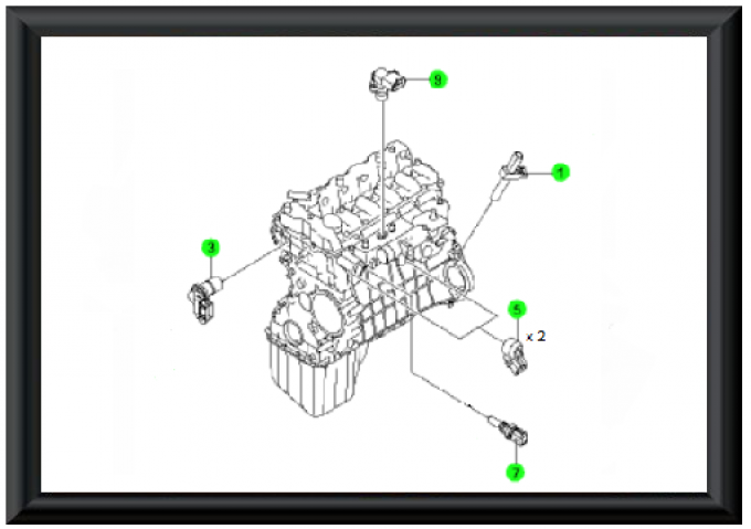 Capteurs pour moteur 2.0Xdi et 2.7Xdi Euro4