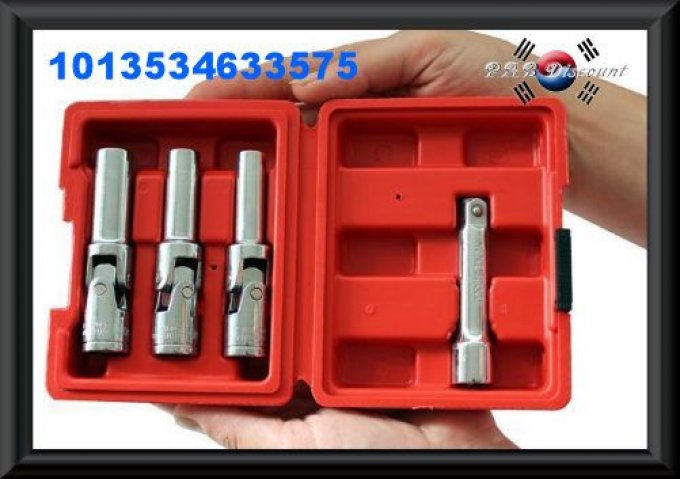 Coffret de douilles à cardan pour bougies diesel