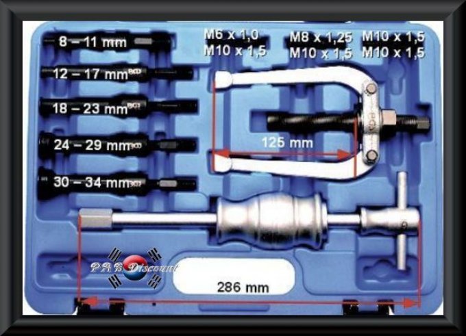 Coffret Extracteur à inertie pour joints et roulements internes