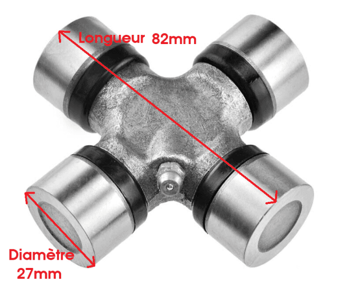 Croisillon pour arbre de transmission 27x82mm   1033115010007