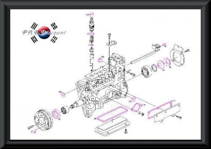 Pochette de Joints pour Pompe d'Injection en ligne Bosch