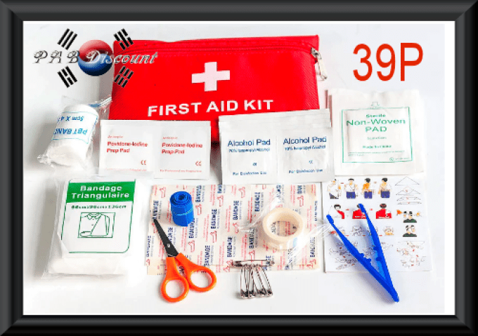 Kit de sécurité : TRIANGLE / GILET FLUO / ETHYLOTEST / TROUSSE DE SECOURS