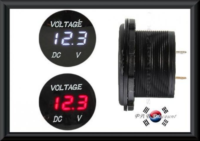 Voltmètre digital à encastrer